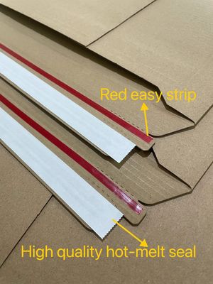 Eco-friendly reciclar personalizado cartón corrugado de papel de libro mailer para negocios de compras mensajería