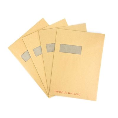 Envase de bolsillo personalizado con papel Kraft Ace y fondo de cartón gris