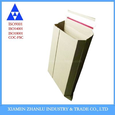 Envases corrugados de bronce de cartón de flauta F de protección para embalajes seguros