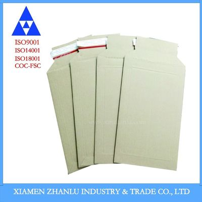 Envases corrugados de bronce de cartón de flauta F de protección para embalajes seguros