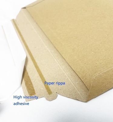 Paquete de entrega conveniente y duradero Cartón rígido de libros Kraft reciclado expandible