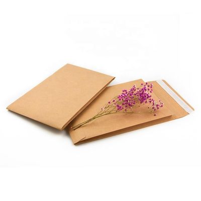Embalaje expreso Papel Kraft V de fondo con costura de envases de envío personalizados reciclados