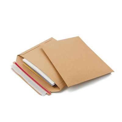 Paquete de entrega conveniente y duradero Cartón rígido de libros Kraft reciclado expandible