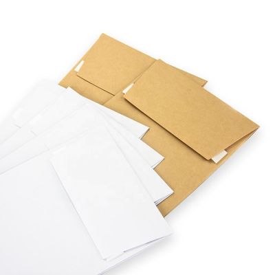 Embalaje expreso Papel Kraft V de fondo con costura de envases de envío personalizados reciclados