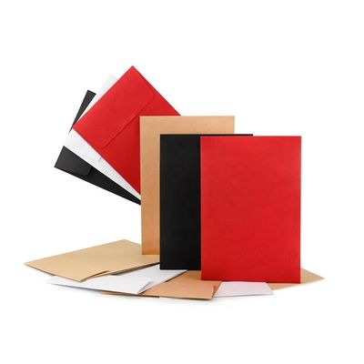 Embalaje expreso Papel Kraft V de fondo con costura de envases de envío personalizados reciclados