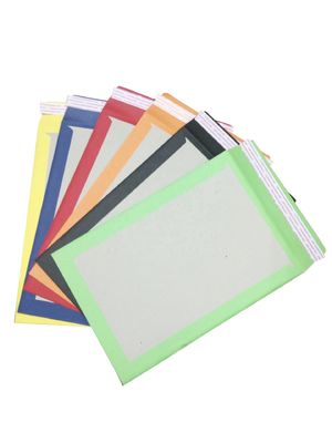 Envases traseros de cartón adhesivo de fusión en caliente para envases de papel de entrega de colores personalizados