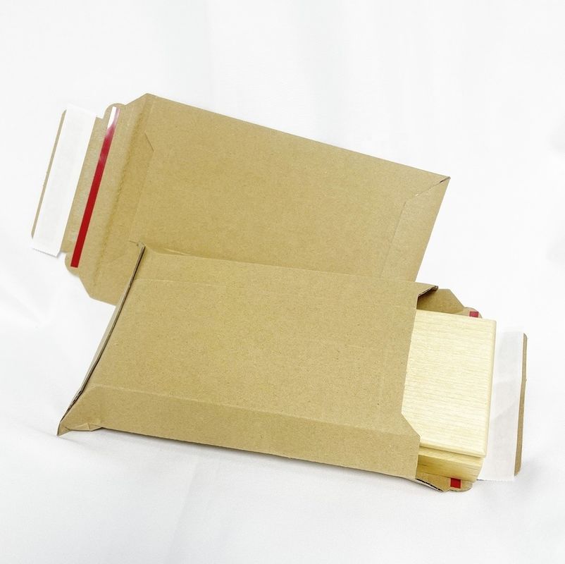 Eco-friendly reciclar personalizado cartón corrugado de papel de libro mailer para negocios de compras mensajería